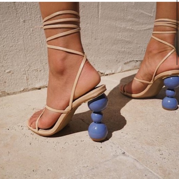 Song of Style Shoes - Song of Style Gelato Heels Nude Leather